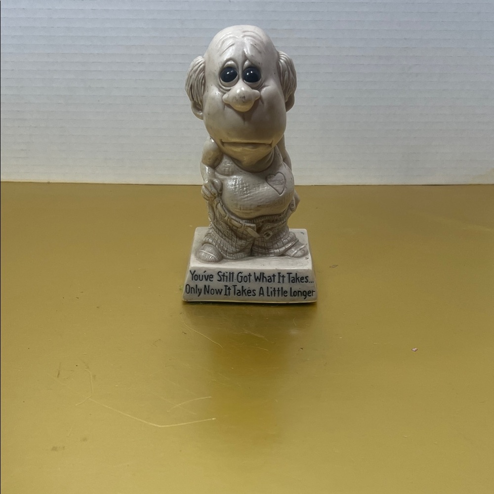 Stanley Cream Ceramic Figurine